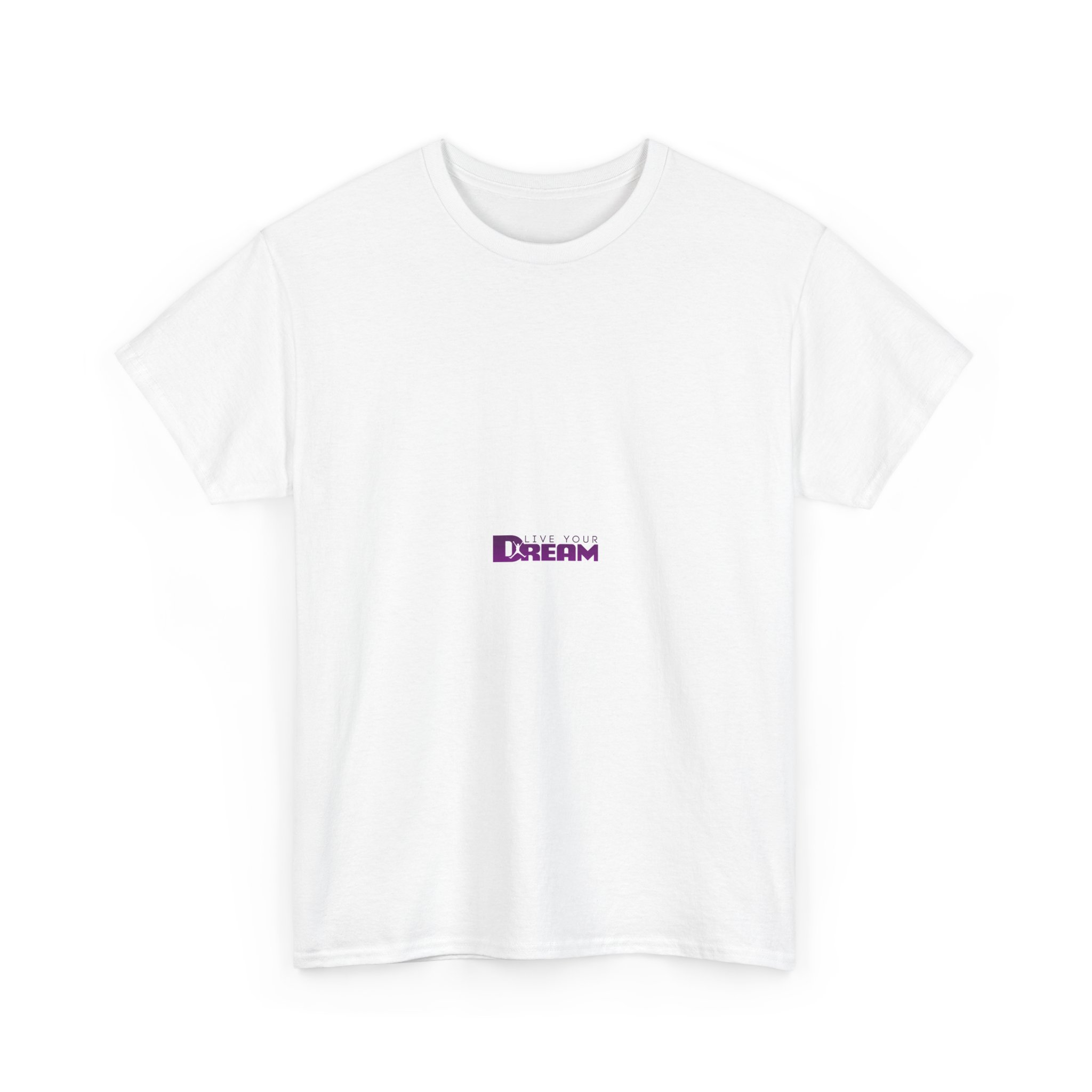 Live Your Dream 1 - Official Afformwear Men's White Cotton T-shirt - Image 3